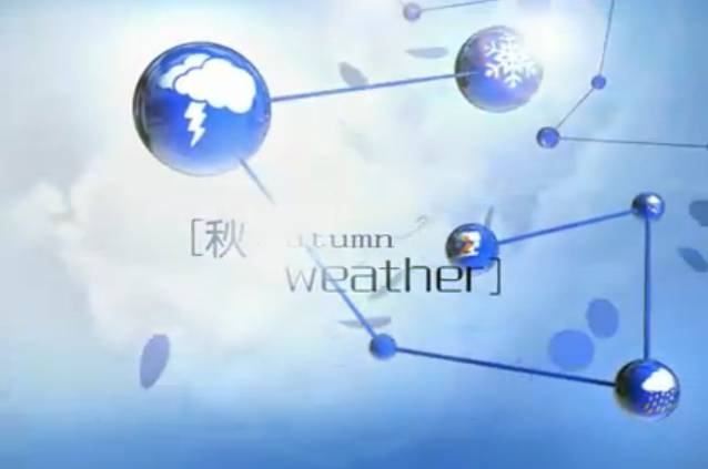 今日氣象欄目包裝動畫