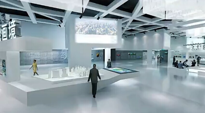 盤錦市城市規劃展覽館數字展廳