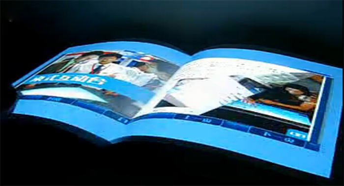 圖1：互動技術產品虛擬翻書系統