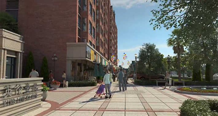 英倫壹品建筑漫游動畫效果圖4