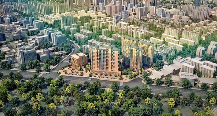 加州藍灣建筑漫游動畫效果圖1