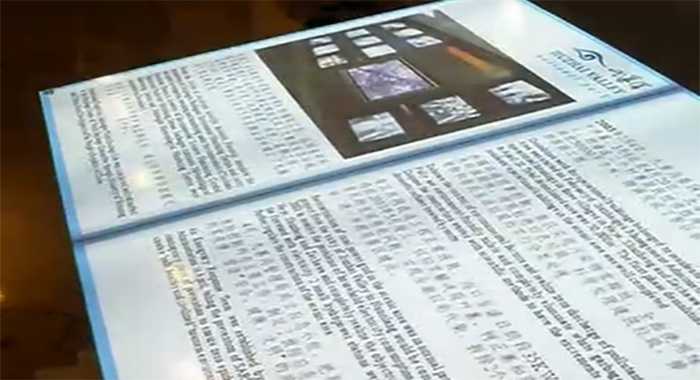 圖1：互動虛擬翻書展示