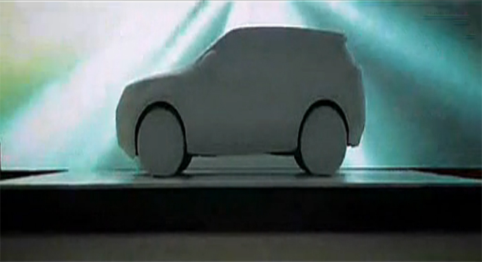 圖2:攬勝極光汽車3D立體投影