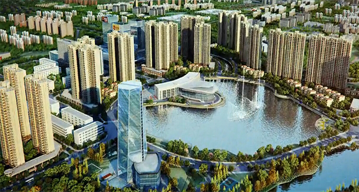 南門湖華僑城建筑動畫1