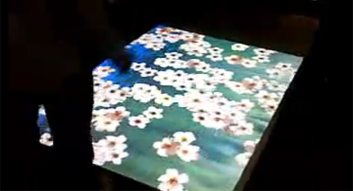 圖3：神奇體驗互動地面投影展示
