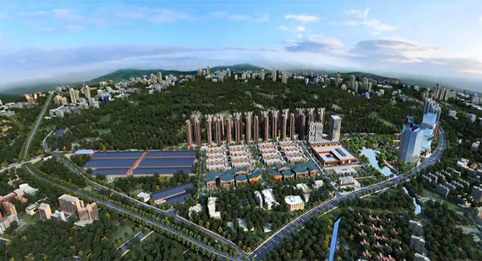 金恒星建筑漫游動(dòng)畫效果圖1