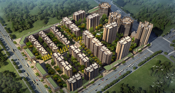 北城御景建筑漫游動畫1