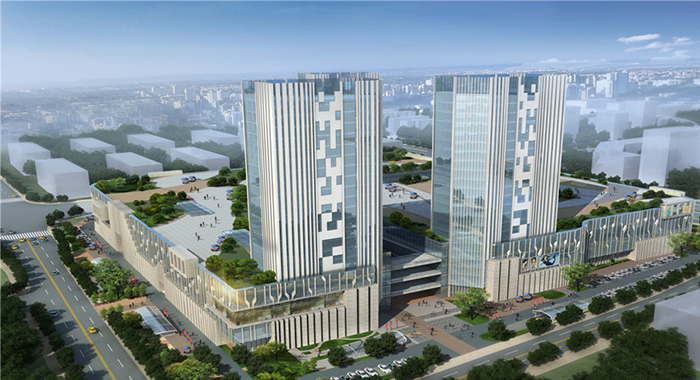 金鑫未來港建筑動畫2