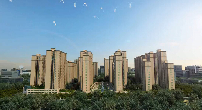 濱江時代城建筑動畫2