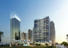 方略城市廣場建筑動畫