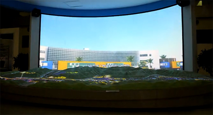 圖4：青海省海東工業園區3D數字沙盤